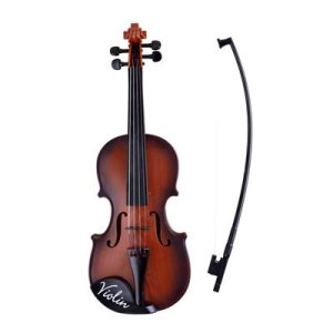 Violino finto legno con archetto