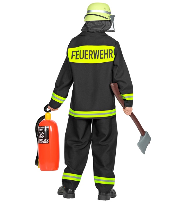 Costume da vigile del fuoco pompiere - immagine 3