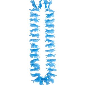 Collana hawaiana azzurra