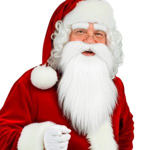 Barba e Baffi con Sopracciglia da Babbo Natale