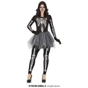 Costume da scheletro donna