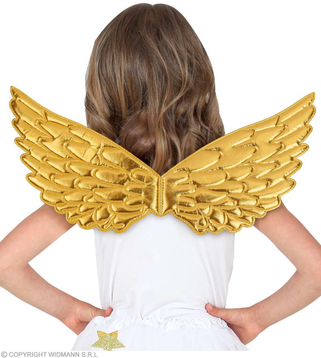 Ali d’angelo, 43×22 cm, oro in tessuto - immagine 4