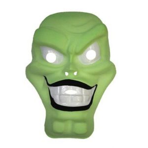 Maschera da mostro verde per bambini