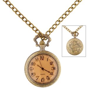 Orologio da taschino in echano con collana