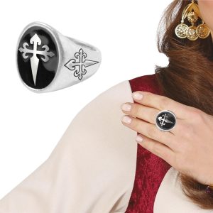 Anello gotico con croce