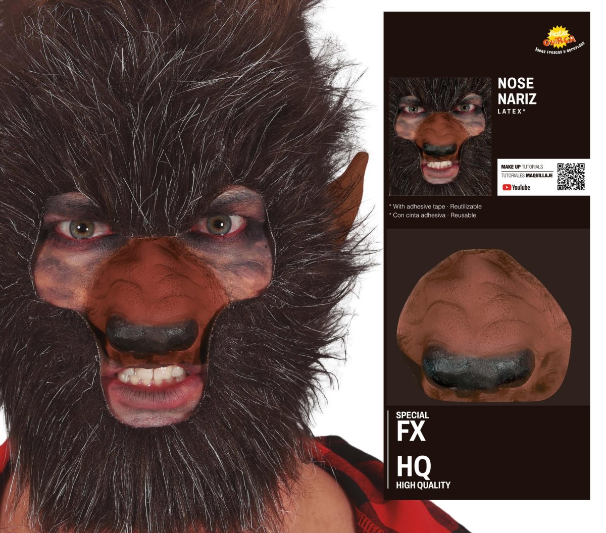 Muso uomo lupo in lattice - immagine 3