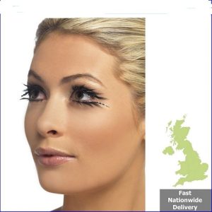 Ciglia sopra e sotto con diamanti