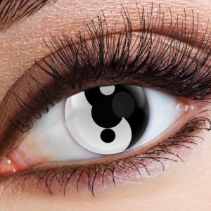 Lenti a contatto ying yang cosmetiche giornaliere