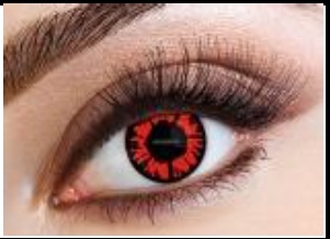 Lenti a contatto explosion red cosmetiche giornaliere