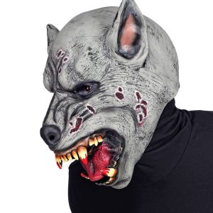 Maschera testa completa lupo mannaro