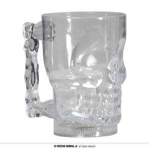 Brocca teschio con luce da 700ml 10×14 cm