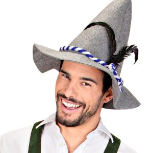 Cappello bavarese con piume