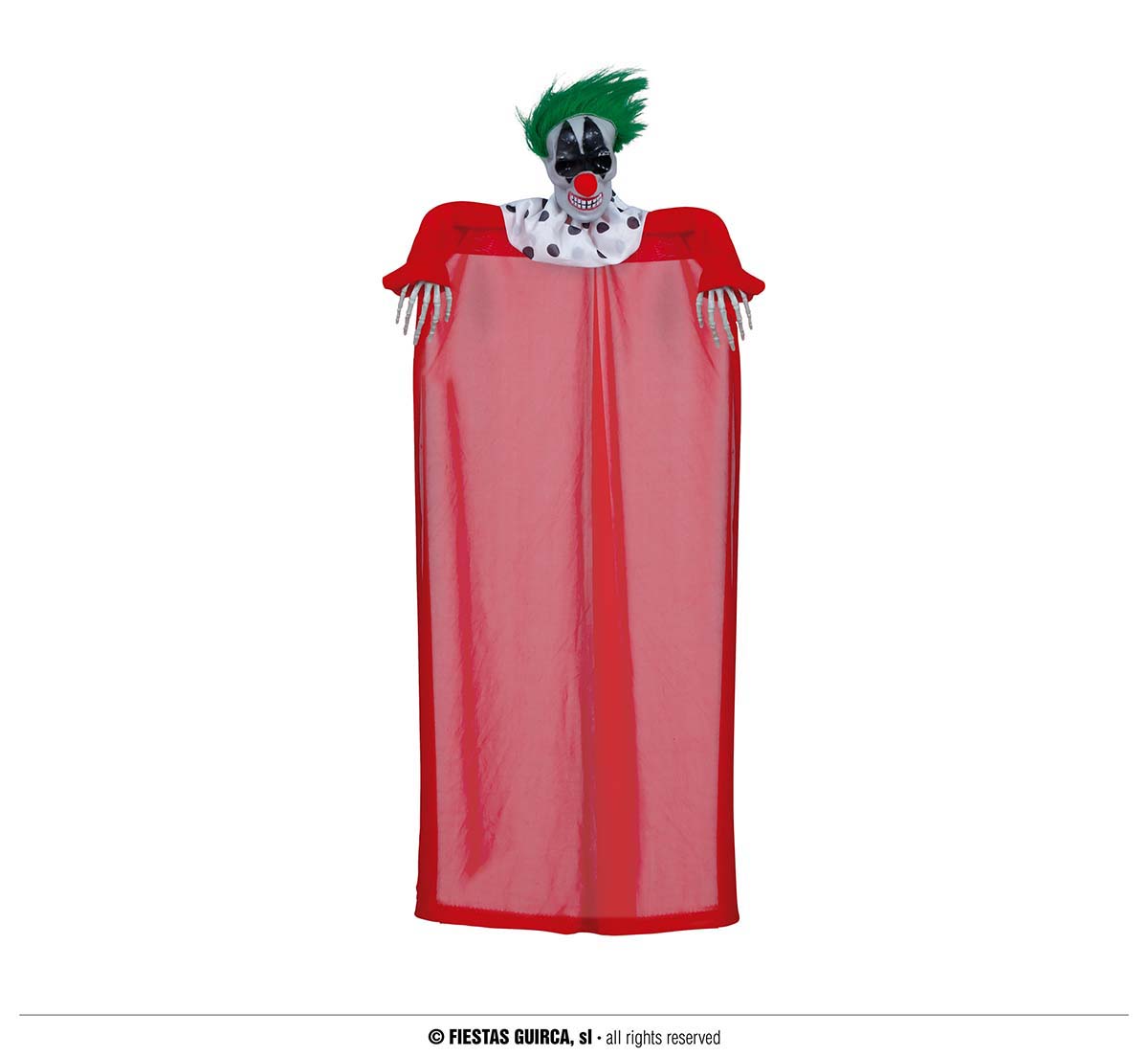 Decorazione pagliaccio pendente da 80 cm - immagine 2