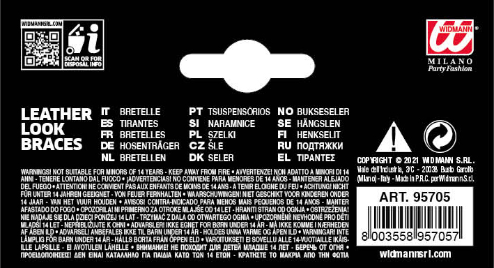 Bretelle similpelle - immagine 3