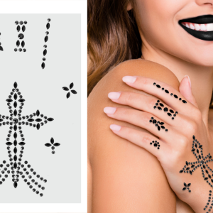 Gioiello Adesivo Mano con Croce (11×18 cm)