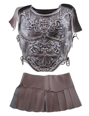 Armatura romana con gonna e spallini