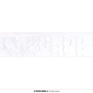 Festone frangia in plastica 25mtx17cm bianca