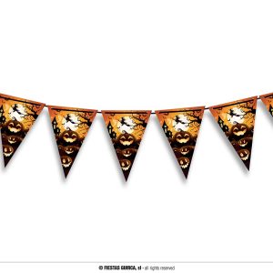 Bandierine zucca 300 cm