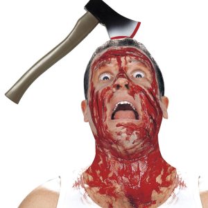 Ascia Attraverso La Testa