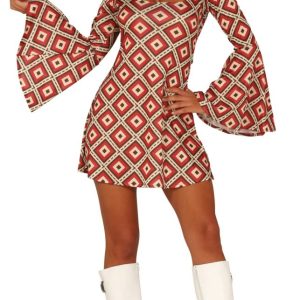 Vestito donna disco anni 70