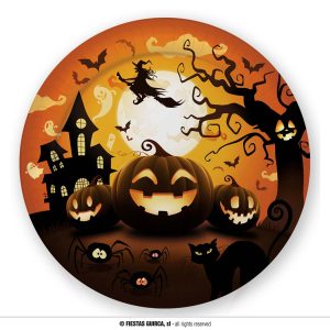 Piatti zucca 23 cm 6 pz.