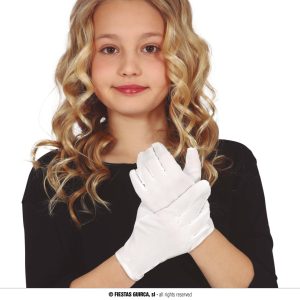 Guanti bianchi bambino