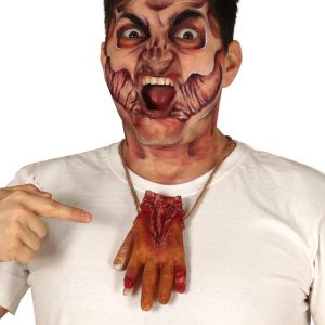 Collana mano insanguinata