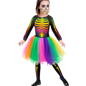 Vestito da Bambina scheletro