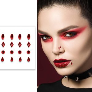 Sticker Gioiello Viso Falso Piercing