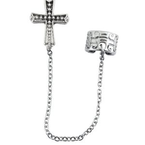 Orecchino croce gotica