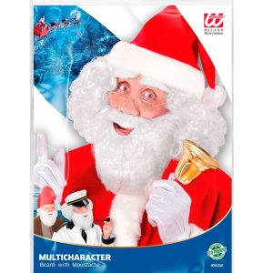 Barba con baffi babbo natale