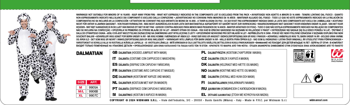 Costume da Cane Dalmata - immagine 5