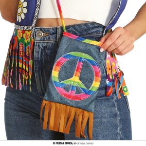 Borsa Hippie Blu 27×15 cm