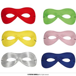 Maschere domino colorate da adulto