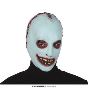 Maschera uomo con graffette in lattice