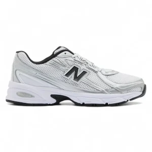 740 - white/metallic silver/black