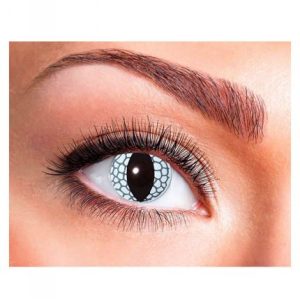 Lenti a contatto settimanali color Rettile Bianco