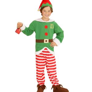 Costume da elfo aiutante di babbo natale