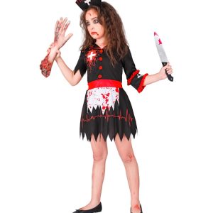 Costume da infermiera zombie bambina
