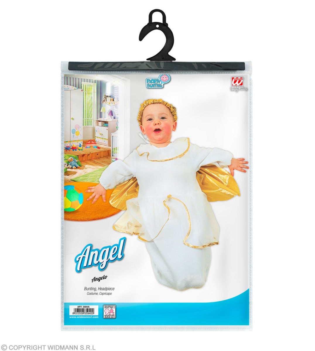 Vestito da angelo baby - immagine 3