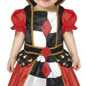 Costume da regina di cuori baby