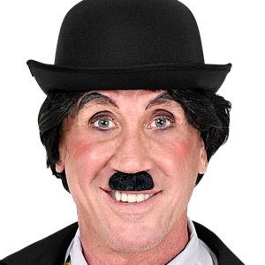 Baffi Chaplin adesivi – neri