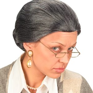 Parrucca nonnina lusso