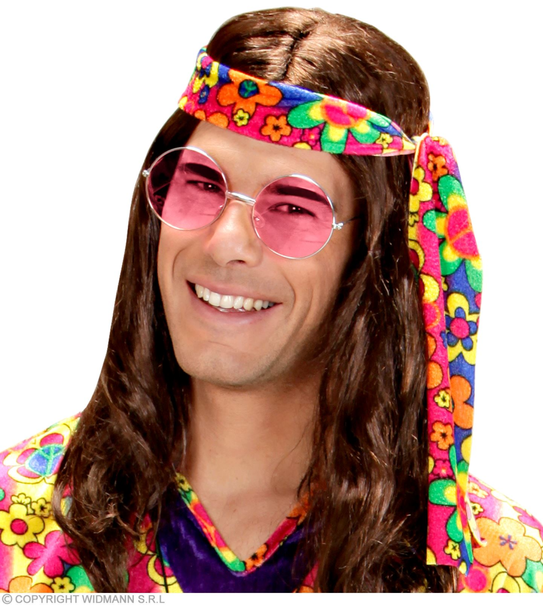 Occhiali anni 70 con lenti rosa - immagine 3