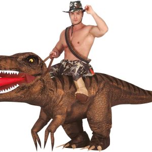 Vestito da dinosauro gonfiabile
