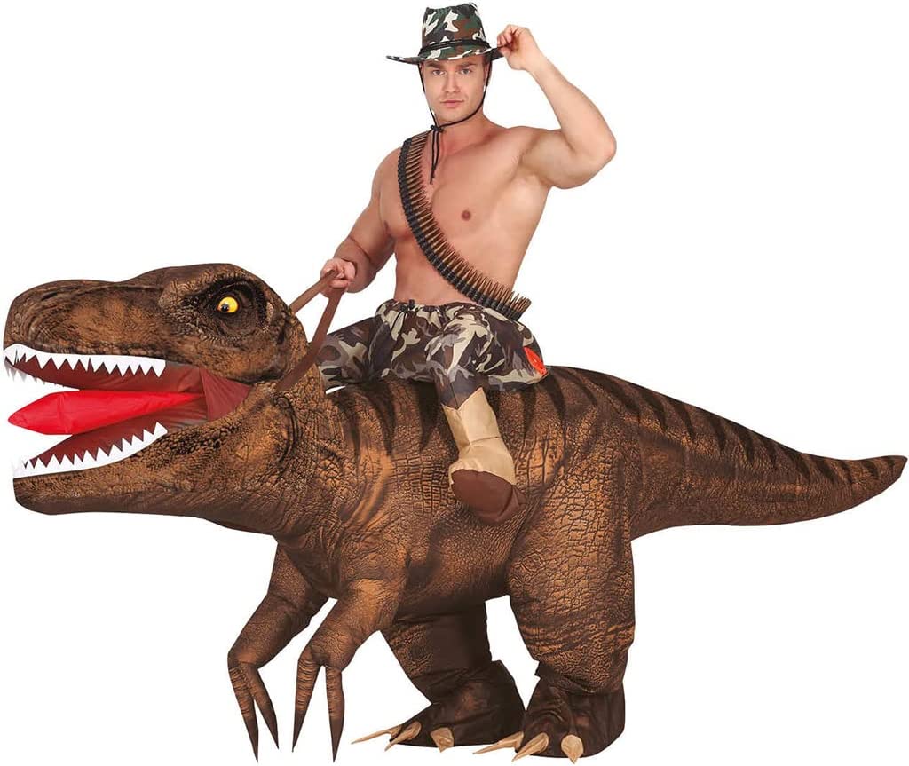 Vestito da dinosauro gonfiabile - immagine 2