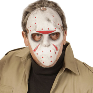 Maschera mezzo viso hockey horror