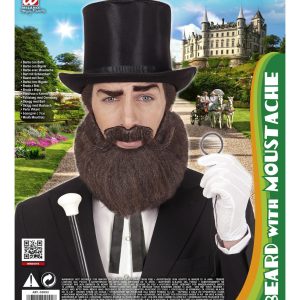 Barba e baffi castani