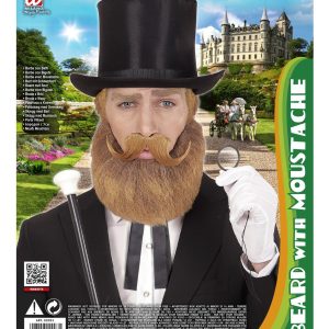 Barba e baffi biondi