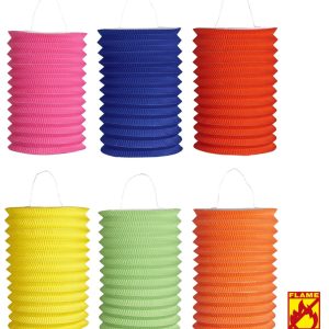 Lampione rullo di carta decorativo colorato